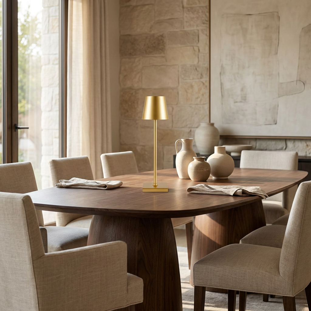 Wireless Golden Radiance  IP65 Waterproof Outdoor Wall Light lifestyle image - Higgsfield lux20v1 - a7