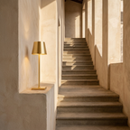 Wireless Golden Radiance  IP65 Waterproof Outdoor Wall Light lifestyle image - Higgsfield lux20v1 - a11