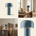 Wireless Mushroom Lantern Light lifestyle image - Higgsfield lux20v1 - hero