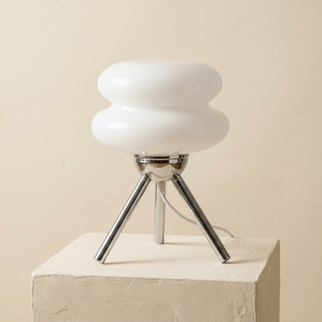 Pastel Dream Tripod Table Lamp lifestyle image - Higgsfield lux20v1 - a1