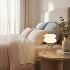 Pastel Dream Tripod Table Lamp lifestyle image - Higgsfield lux20v1 - a8