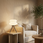 Pastel Dream Tripod Table Lamp lifestyle image - Higgsfield lux20v1 - a15