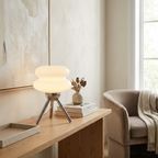 Pastel Dream Tripod Table Lamp lifestyle image - Higgsfield lux20v1 - a19