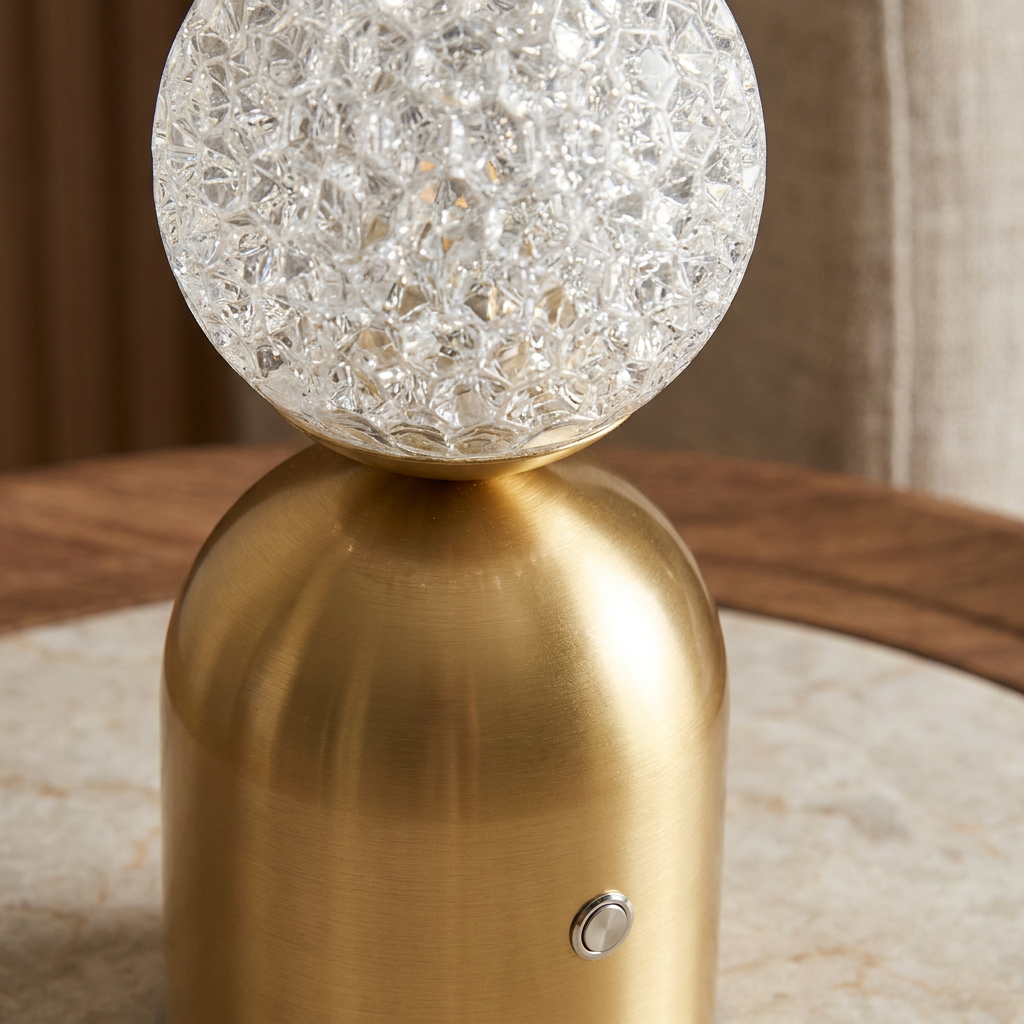 Emerald Veil Elegance Wireless Table Lamp lifestyle image - Higgsfield lux20v1 - a3