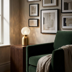 Emerald Veil Elegance Wireless Table Lamp lifestyle image - Higgsfield lux20v1 - a6