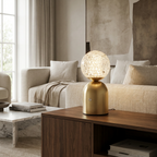Emerald Veil Elegance Wireless Table Lamp lifestyle image - Higgsfield lux20v1 - a14