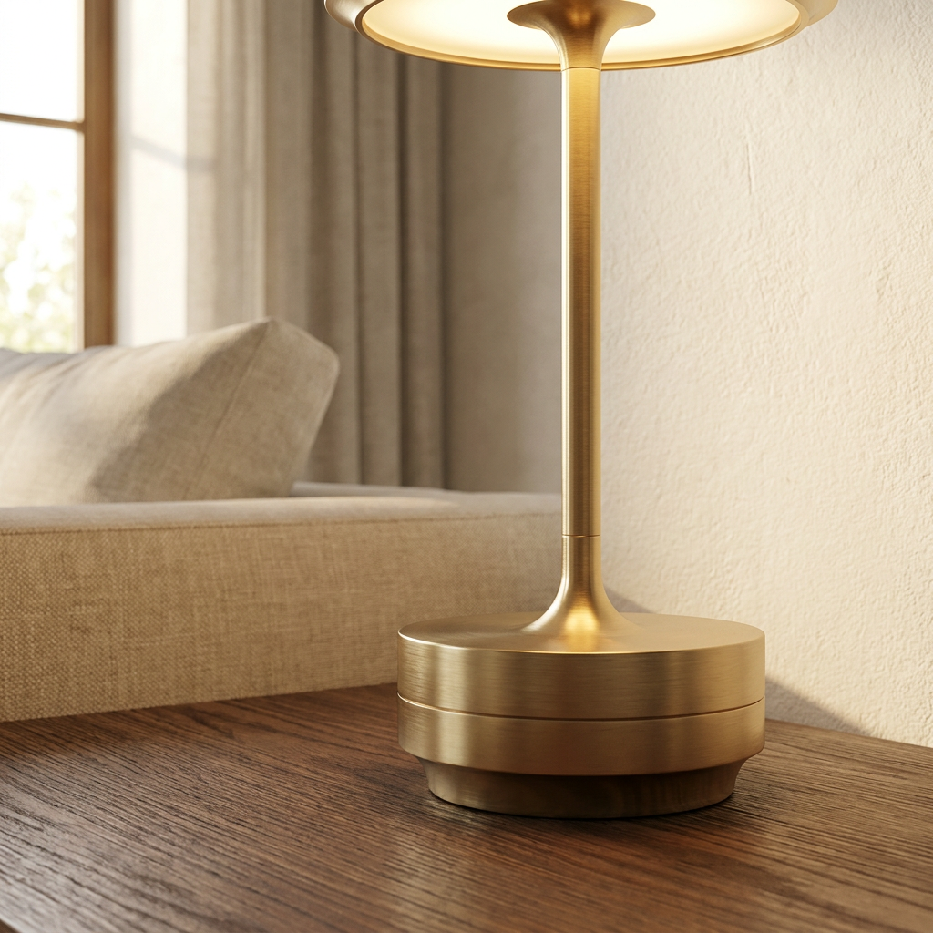 Savoy Elegance Wireless Table Lamp lifestyle image - Higgsfield lux20v1 - a4