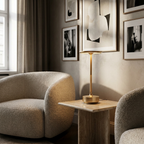 Savoy Elegance Wireless Table Lamp lifestyle image - Higgsfield lux20v1 - a6