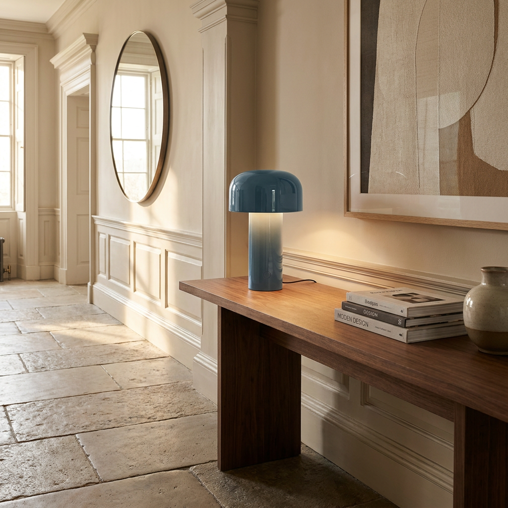 Wireless Mushroom Lantern Light lifestyle image - Higgsfield lux20v1 - a9