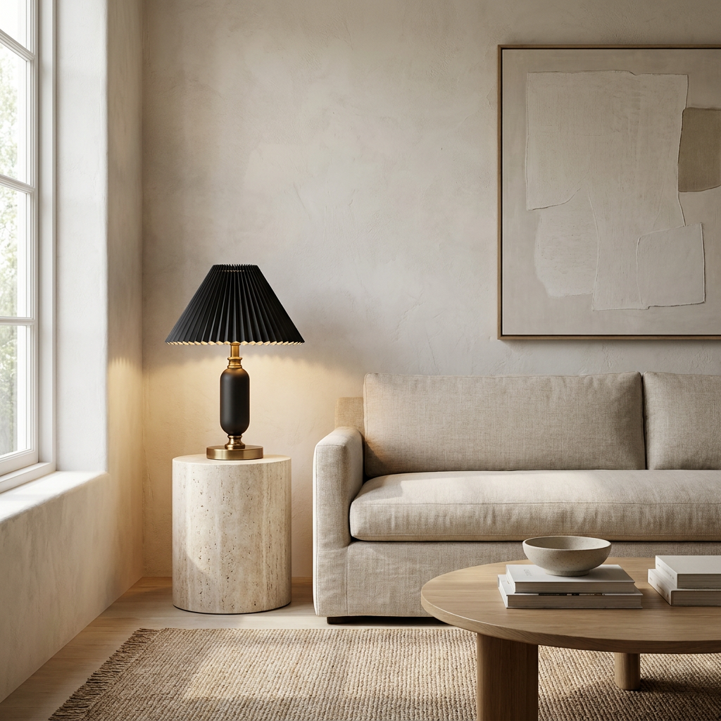Celestial Reflection Table Lamp lifestyle image - Higgsfield lux20v1 - a5