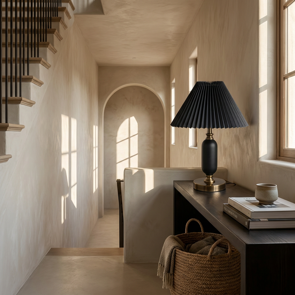 Celestial Reflection Table Lamp lifestyle image - Higgsfield lux20v1 - a11