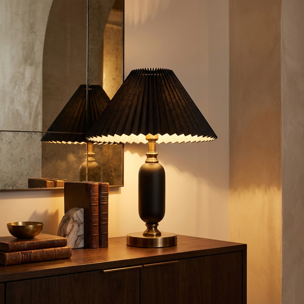Celestial Reflection Table Lamp lifestyle image - Higgsfield lux20v1 - a15