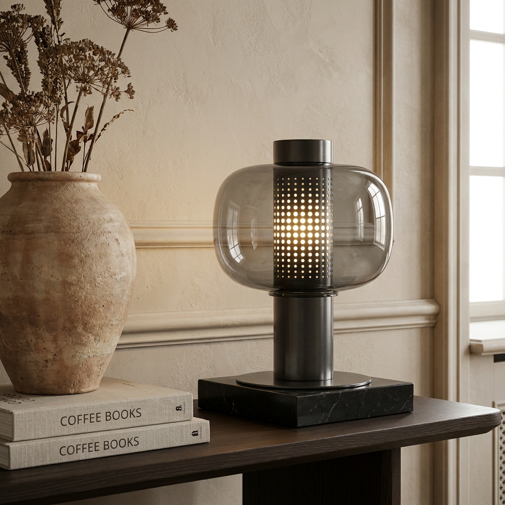 The Light of Clay Celestial Elegance lifestyle image - Higgsfield lux20v1 - a19