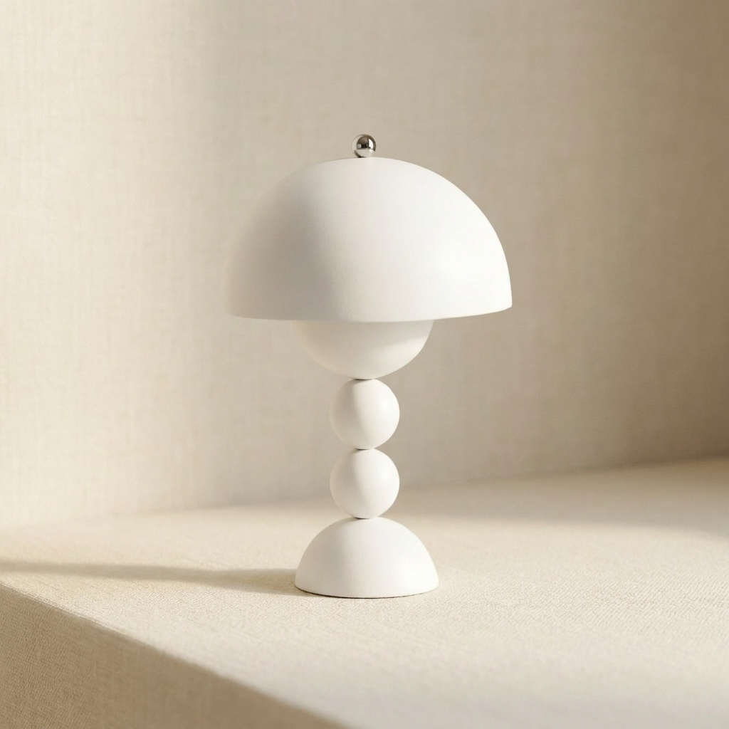 The Nordic Bud Wireless Table Lamp lifestyle image - Higgsfield lux20v1 - a1