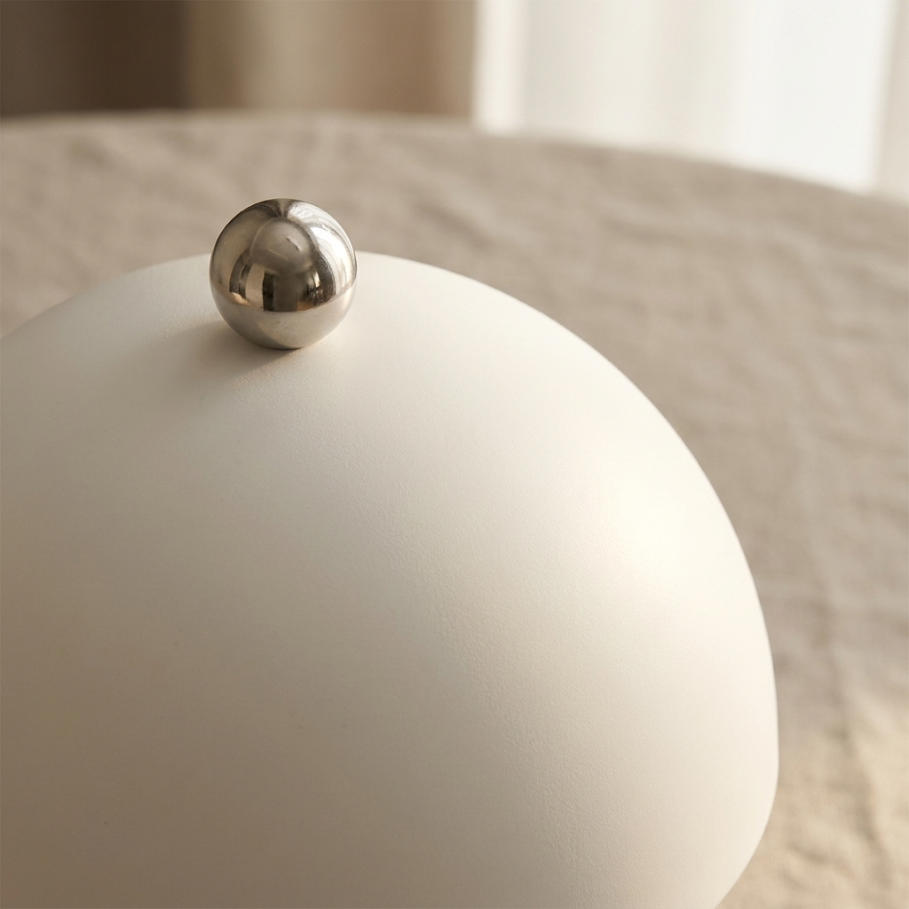 The Nordic Bud Wireless Table Lamp lifestyle image - Higgsfield lux20v1 - a3