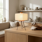 Japandi Paper Elegance Table Lamp lifestyle image - Higgsfield lux20v1 - a10