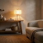 Japandi Paper Elegance Table Lamp lifestyle image - Higgsfield lux20v1 - a15