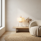 Japandi Paper Elegance Table Lamp lifestyle image - Higgsfield lux20v1 - a17