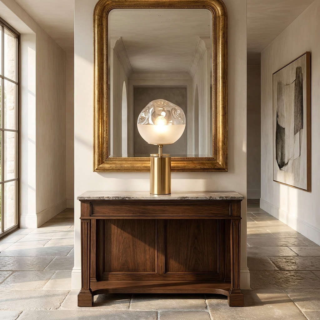 Sapphire's Radiant Reflection lifestyle image - Higgsfield lux20v1 - a9
