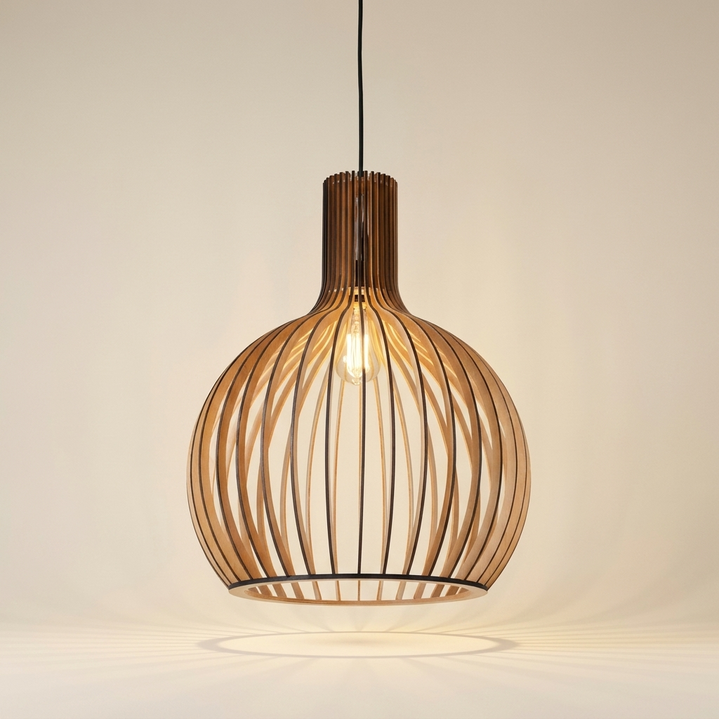 Celestial Radiance Nordic Pendant Light lifestyle image - Higgsfield lux20v1 - hero