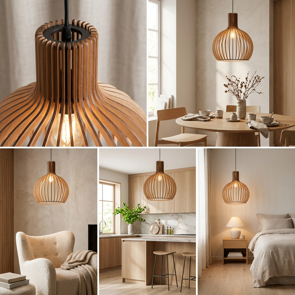 Celestial Radiance Nordic Pendant Light lifestyle image - Higgsfield lux20v1 - a3
