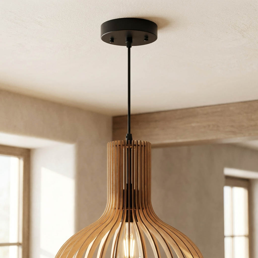Celestial Radiance Nordic Pendant Light lifestyle image - Higgsfield lux20v1 - a4