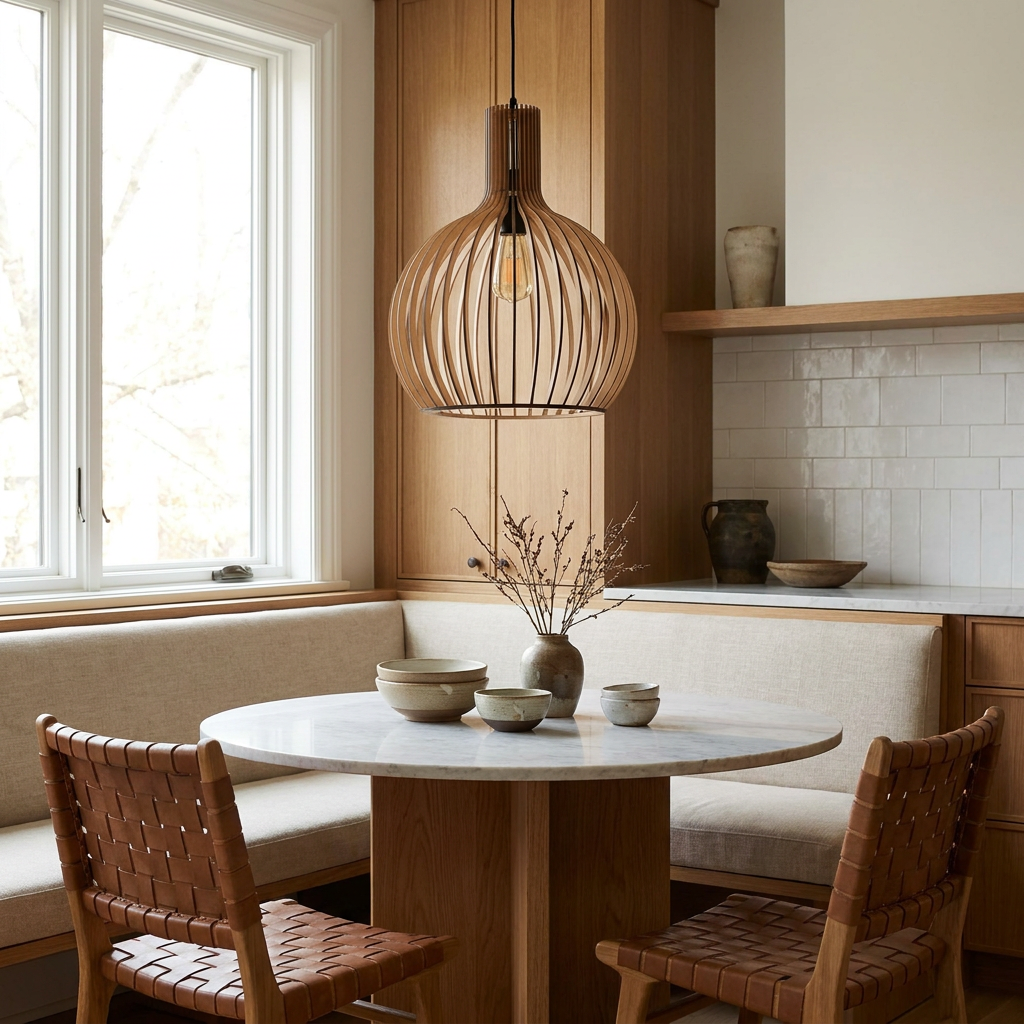 Celestial Radiance Nordic Pendant Light lifestyle image - Higgsfield lux20v1 - a10