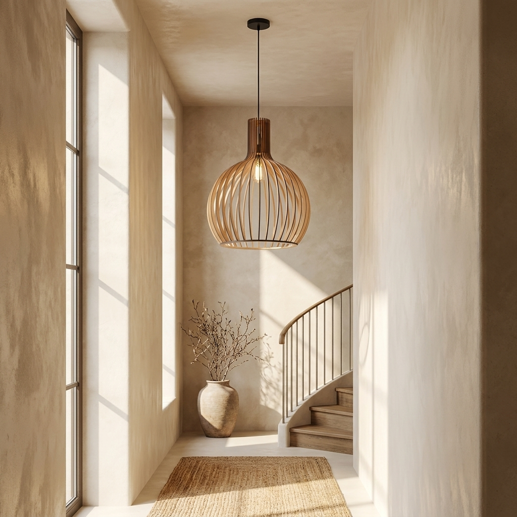 Celestial Radiance Nordic Pendant Light lifestyle image - Higgsfield lux20v1 - a11