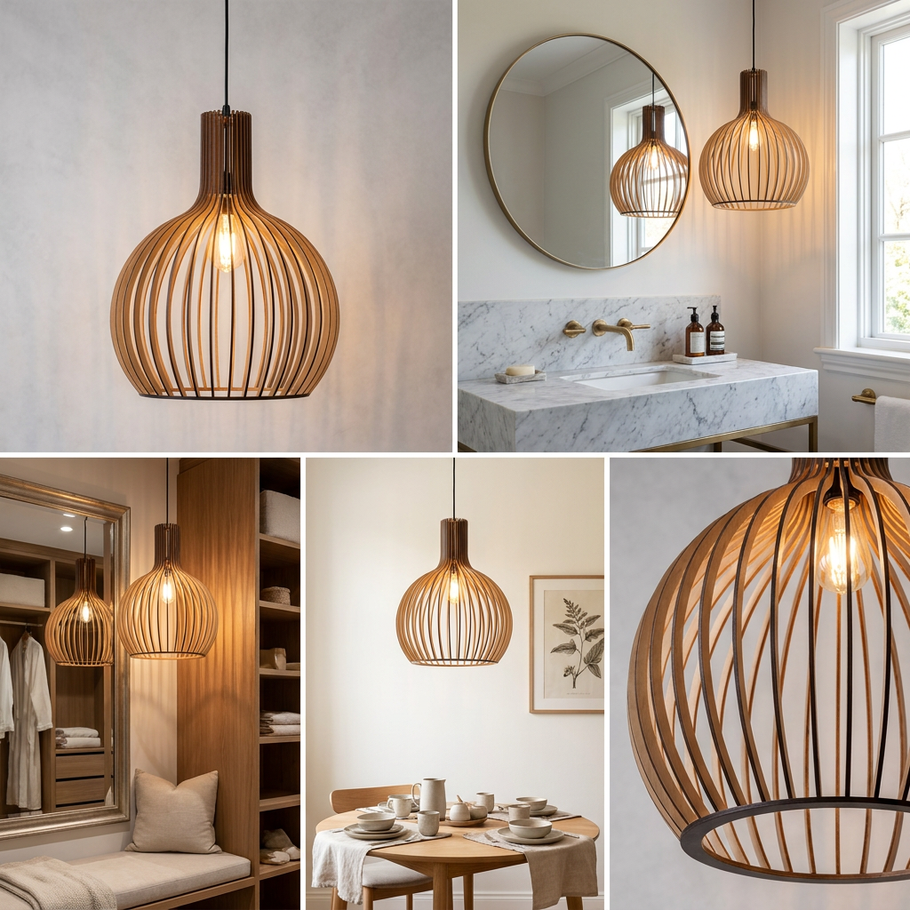 Celestial Radiance Nordic Pendant Light lifestyle image - Higgsfield lux20v1 - a12