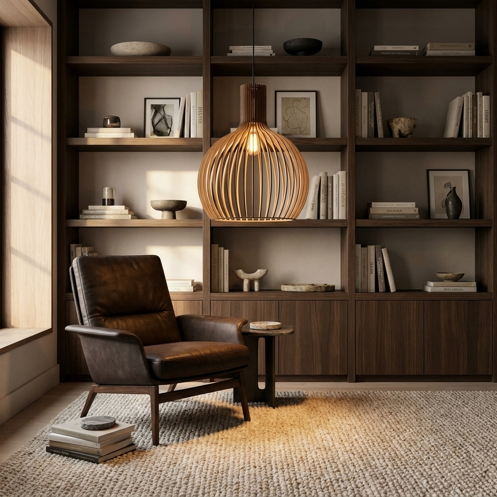 Celestial Radiance Nordic Pendant Light lifestyle image - Higgsfield lux20v1 - a13