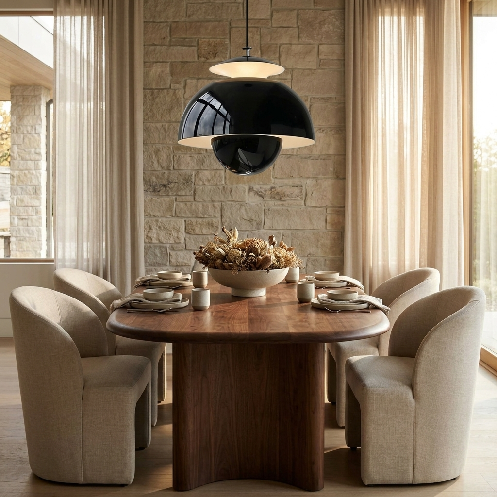 Radiance of the Bud Pendant Light lifestyle image - Higgsfield lux20v1 - a7