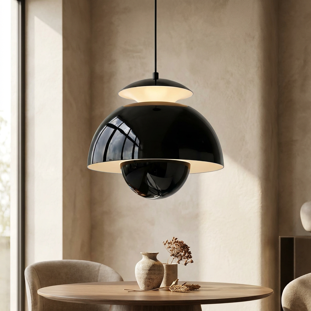 Radiance of the Bud Pendant Light lifestyle image - Higgsfield lux20v1 - a17