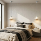 Aurora of Stillness Nordic Iron Pendant Light lifestyle image - Higgsfield lux20v1 - a8