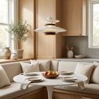 Aurora of Stillness Nordic Iron Pendant Light lifestyle image - Higgsfield lux20v1 - a10