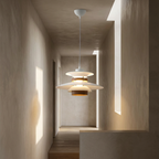 Aurora of Stillness Nordic Iron Pendant Light lifestyle image - Higgsfield lux20v1 - a11