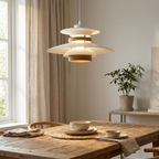 Aurora of Stillness Nordic Iron Pendant Light lifestyle image - Higgsfield lux20v1 - a18