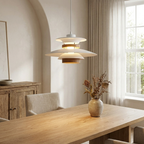Aurora of Stillness Nordic Iron Pendant Light lifestyle image - Higgsfield lux20v1 - a19