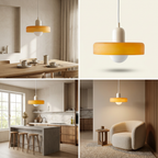 Luminous Halo Modern Glass Pendant Light lifestyle image - Higgsfield lux20v1 - hero