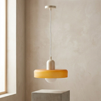 Luminous Halo Modern Glass Pendant Light lifestyle image - Higgsfield lux20v1 - a2