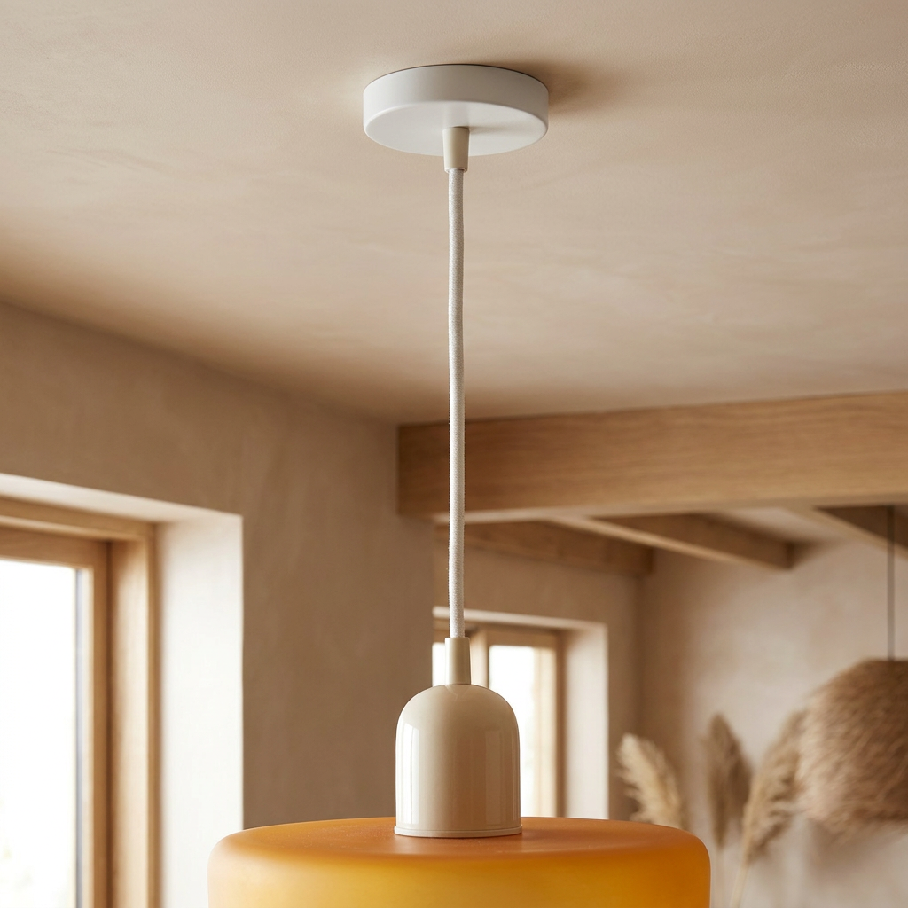 Luminous Halo Modern Glass Pendant Light lifestyle image - Higgsfield lux20v1 - a4