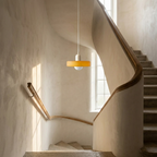 Luminous Halo Modern Glass Pendant Light lifestyle image - Higgsfield lux20v1 - a11