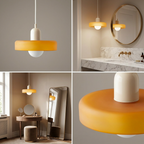Luminous Halo Modern Glass Pendant Light lifestyle image - Higgsfield lux20v1 - a12