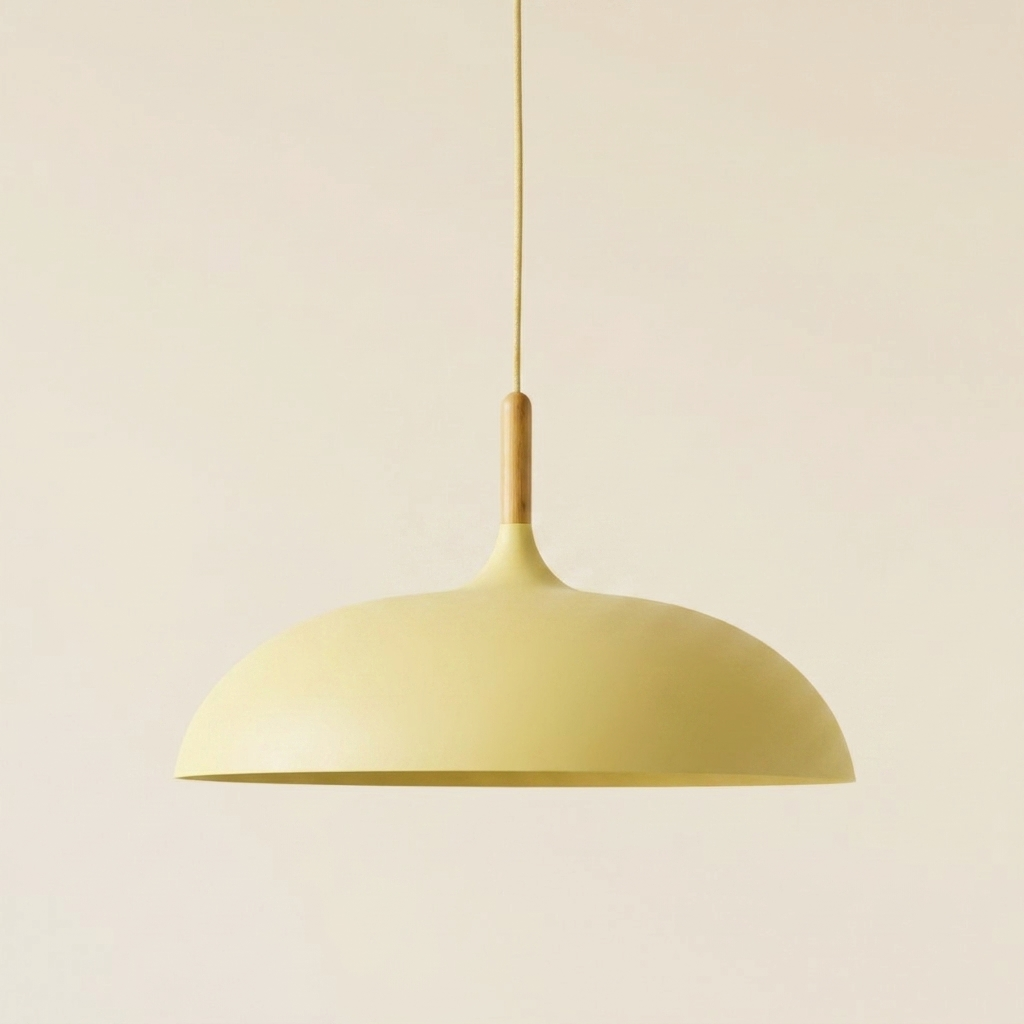Nordic Style Wood Iron Art Pendant Light lifestyle image - Higgsfield lux20v1 - a1