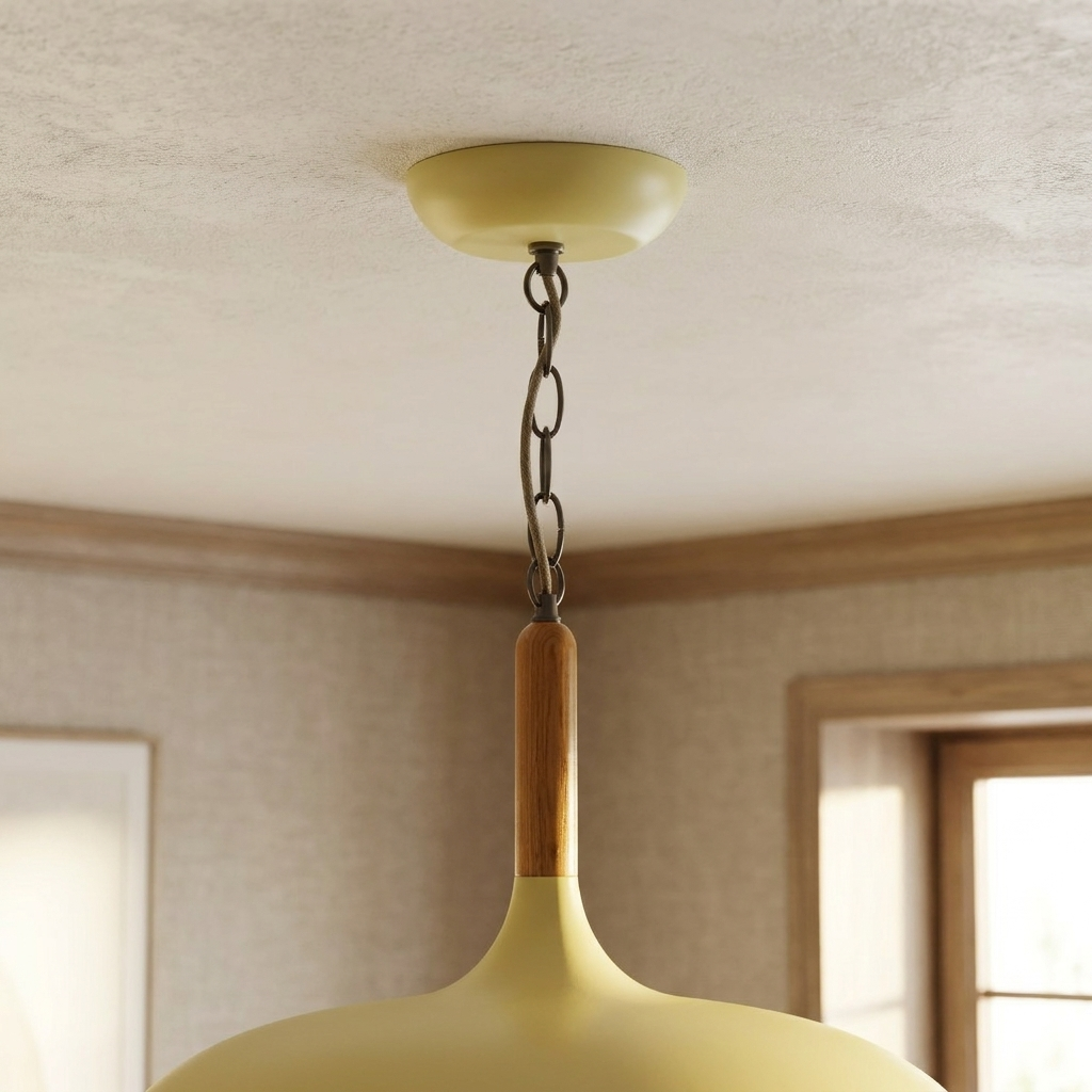 Nordic Style Wood Iron Art Pendant Light lifestyle image - Higgsfield lux20v1 - a4