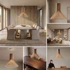 The Wood Sacred Radiance Pendant Light lifestyle image - Higgsfield lux20v1 - a7