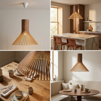 The Wood Sacred Radiance Pendant Light lifestyle image - Higgsfield lux20v1 - a10