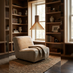 The Wood Sacred Radiance Pendant Light lifestyle image - Higgsfield lux20v1 - a13