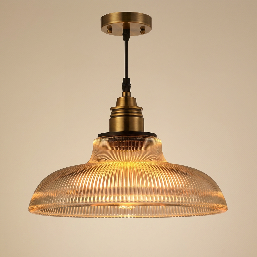 Aurelia Retro Crystal Glass Ceiling Lamp lifestyle image - Higgsfield lux20v1 - a1