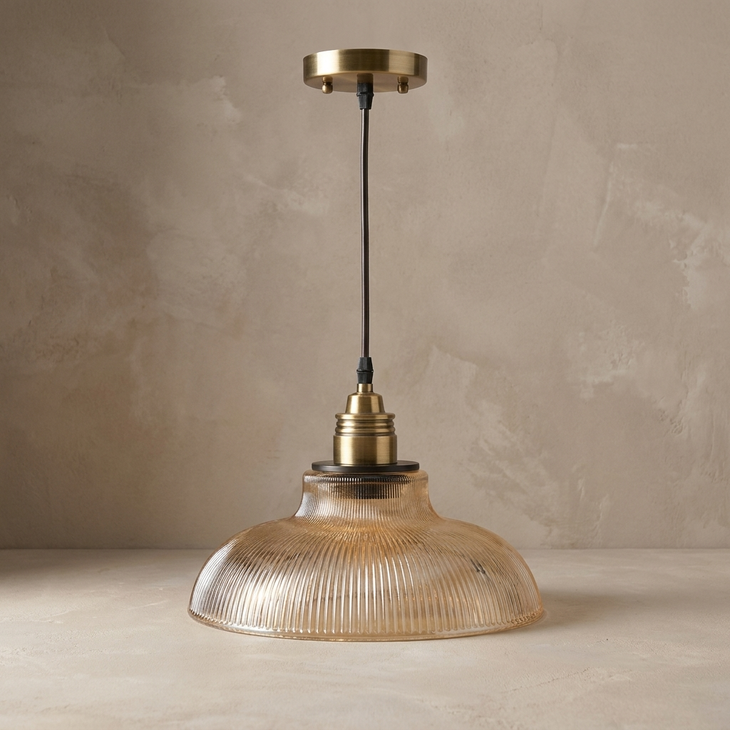 Aurelia Retro Crystal Glass Ceiling Lamp lifestyle image - Higgsfield lux20v1 - a2