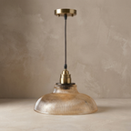 Aurelia Retro Crystal Glass Ceiling Lamp lifestyle image - Higgsfield lux20v1 - a2